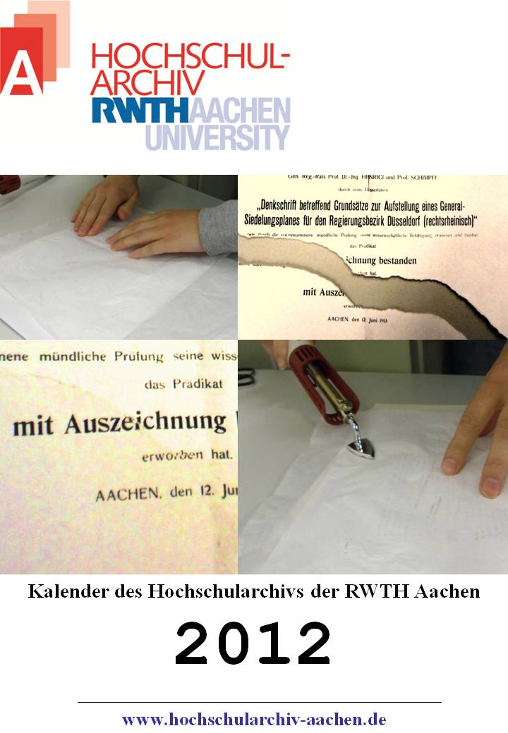 Kalender des Hochschularchivs 2011